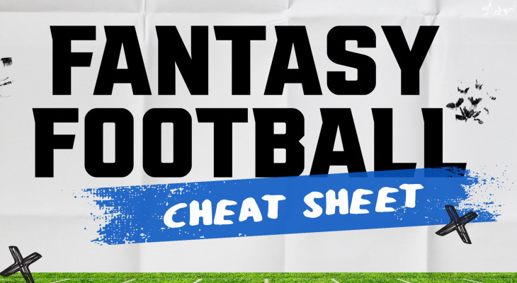 Free Printable Fantasy Football Cheat Sheets (Updated 2023): PPR, Non ...