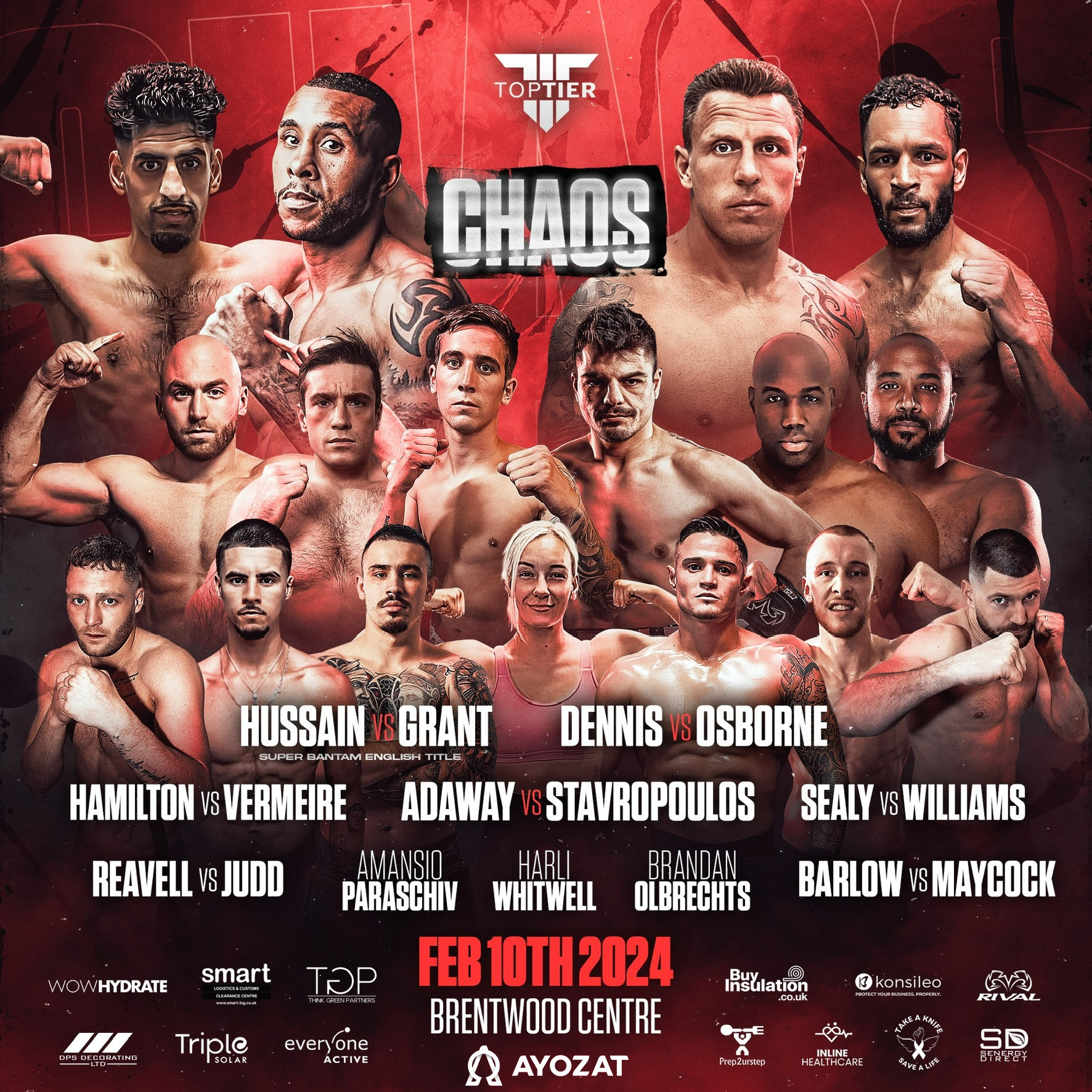 Top Tier Boxing launches first Fight Night of the year with AYOZAT ...